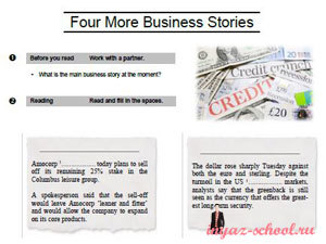 Деловой английский. Задание Four More Business Stories