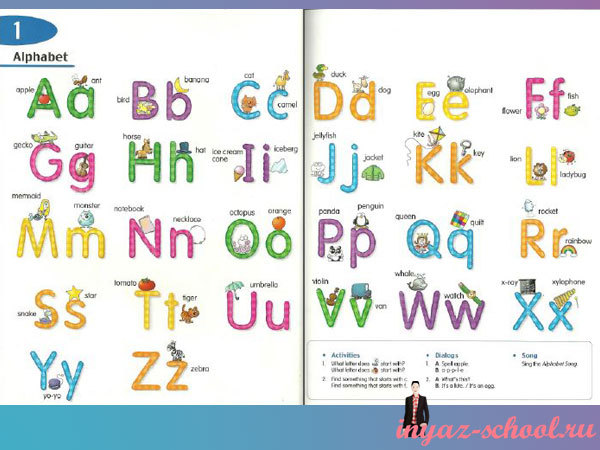 Английский алфавит для детей от Longman